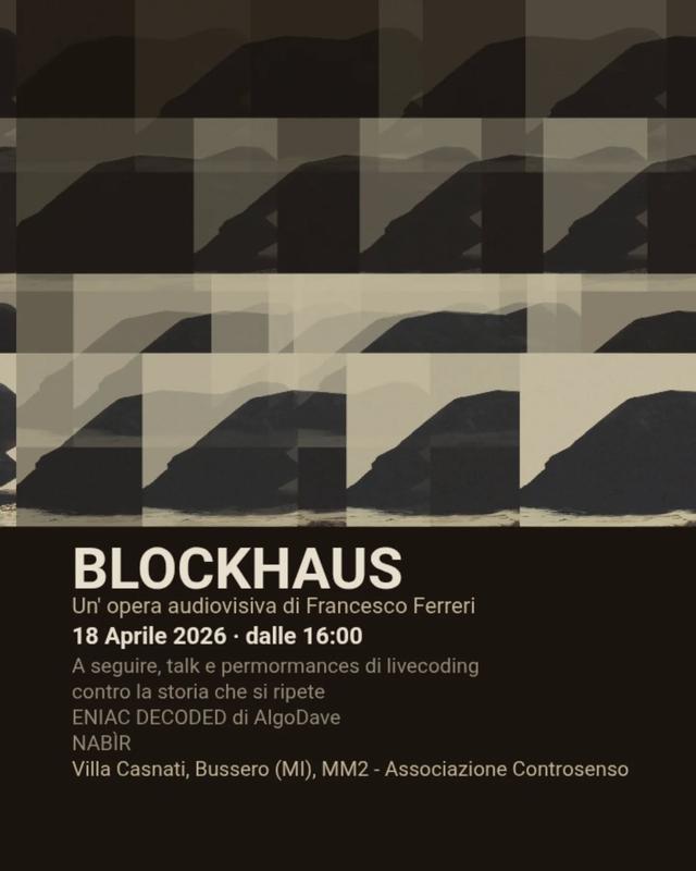 Locandina di Blockhaus, 18 aprile 2026